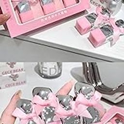 Gege Bear Sweet Tender and Moist Water Lip Glaze – 3PC Combo Set of High-Pigment, Long-Lasting Cute Bear-Shaped Cap with Pink Bow Lip Gloss for Girls | Non-Sticky, Smudge-Proof Lip Tint with Lightweight, Soft Texture | Hydrating Liquid Lipstick with High Shine for Women (Set B (Shades 04, 05 & 06), 3.8g)-image-5