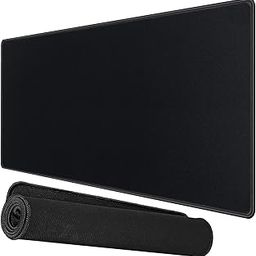 DAHSHA Extra Large 1200x600x5mm Speed Type Extended Gaming Mouse Pad with Stitched Embroidery Edges,Non-Slip Rubber Base Mousepad Desk Mat Keyboard Pad for Laptop/Computer Office PC & Home - Black-2