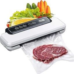 TNO Vacuum Sealer, Automatic Food Sealer Machine for Food Savers w/Dry & Moist Food Modes | LED Indicator Lights| Starter Kit丨Includes 10 Precut Bags, For Sous Vide and Food Storage-picture-12