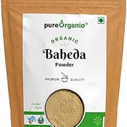 Pure Organio Organic Baheda Powder | Terminalia Bellirica | NPOP Certified | 100% Natural Ayurvedic Herb | Finely Ground Churna for Wellness 100 Gm-17