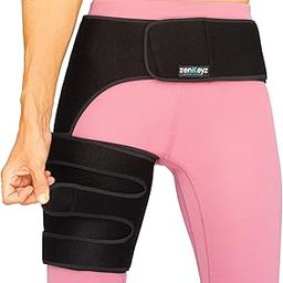 ZENKEYZ Copper Compression Hip Brace Sciatica - Groin Wrap For Pain Relief Thigh Compression Sleeve - Support For Hip Flexor Arthritis For Pulled Muscles-Sciatica Nerve Brace Injury (Left)-image-52