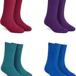 SOLID Colour Socks for MEN and WOMEN - (Combo Pack of 4 | Crew Length | Material: Combed Cotton | Multicolour | Size: Free (UK 7-12))-image-44