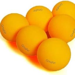 Gmefvr Table Tennis Ball Pack of 6 in one Box Yellow or White (Plastic Ball , Official Size)-image-3