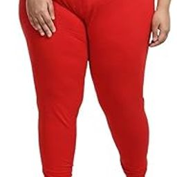 Women Cotton Blend Full Length Plus Size Leggings-image-55