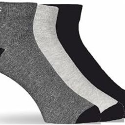 Comfortable Non Terry Low Ankle Socks for Men and Women | Breathable and Lightweight Ankle-Length Socks | Ideal for Sports | Casual Wear ANTHRA/GREY/BLACK Pack of 3-image-89