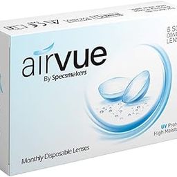 Specsmakers Airvue Monthly Disposable Contact Lenses (-1.75 Power) - (6 lenses/box, Pack of 1 box)-image-80