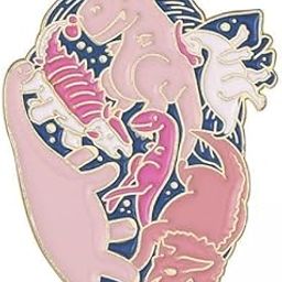 6xCartoon Brooches Fashion Lapel Pin Casual Crafts for Uniform Bags Holiday Style C-image-51