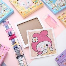 Gifting Square Gs 5D Diamond Painting Kits For Kids Diamond Art Gem By Number Kits Arts And Crafts Diy Full Drill Painting Kits For Home Wall Decor 8" X 8"Gift-image-71
