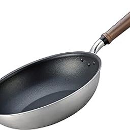 Hokuriku Aluminum Oyster Pot, 11.0 inches (28 cm), Induction Compatible, Plateard EM, Stainless Steel-27