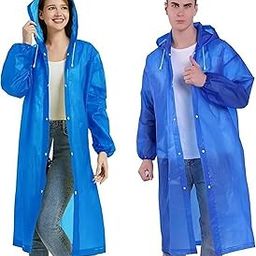 Ogimi Men & Women Polyester Long Raincoat Pocho Barsaati with Adjustable Cap and Cover-picture-17