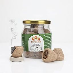 Puruveda Guggal Sambrani Cups | 12 Cups | Pure Cow Dung & Herbs | Chemical-Free, Air Purifying, Stress Relief with Refreshing Fragrance-image-95