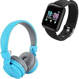 TechKing (SPECIAL with 12 YEARS WARRANTY Comfortable On-Ear Bluetooth Wireless Headphone, Bluetooth D116 SmartWatch with Heart Rate Monitor and many other Features-picture-6