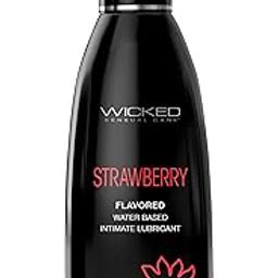 Wicked Sensual Care Aqua Strawberry Flavoured Water Based Personal Lubricant Gel 60ml for Women & Men (Premium, Sweet Natural Flavor)-14