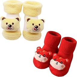 Unisex Baby Booties/Newborn socks (2 pairs of booties | socks)-picture-12