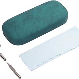 Vision Unisex Adult Lightweight Eyewear Specs Case Cover | Protect Eye Glasses | Chashma Dibbi | Spectacle Box | Closure - HINGE-SPRING | Metal | 3in1-image-2