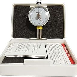 VTSYIQI Durometer Shore D Sclerometer Tester with 100HD Shore Hardness Tester Type D Durometer Dial Single Pointer Hardness Meter Double needle-8