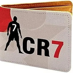 shopmantra Cristiano Ronaldo CR7 Printed Pu Leather Wallet for Men's/Boy's (Red)-picture-28