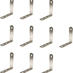 STYLEHEAVEN 10pcs Thickened Steel Angle Fasteners Bracket Straight Angle Set 85x85x20mm|Home & Garden|Home Improvement|Building & Hardware|Nails Screws & Fasteners|Braces & Brackets-image-58