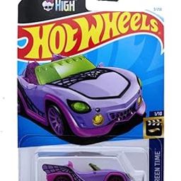 Hot Wheels Monster High Ghoul Mobile HW Screen Time Ages 3 and Up by Small CLAP (Purple)-82