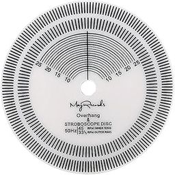 LOOM TREE® LP Vinyl Turntables Strobe Disc Protractor Speed Test Speed for Adjust Tool-12