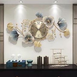 Decor incredible Metal Wall Decor - Stunning Ginkgo Wall Hanging Art for Home/Living Spaces [Size 37x2x21inch] Analog, Multicolor-picture-22