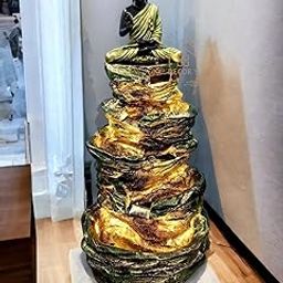 RajputE 5 Tiered Buddha Water Fountain for Home, Office, Garden Large Size - 4 FT-image-23