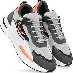 Men's Casual Walking Shoes, Mid Top Lace-up, Memory Foam Insole, Black,-image-75