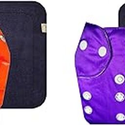 Dumbledo Lite Cloth Diaper with Gray Insert (Pack of 2) | Snug Fit | Breathable | Easy to Clean | All-Day Wear | 3 Months – 2 Years | Unisex Baby-image-43