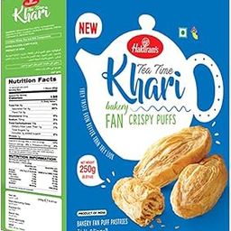Haldiram's Tea Time Khari Bakery Fan Crispy Puffs, 250g-image-41