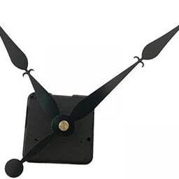 ATORSE 3xClock Movement Mechanism Long Shaft Clock Hands Clock Replacement Parts Black and Aureate-picture-25