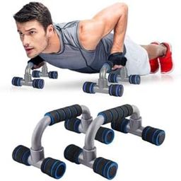 serveuttam Leosportz Push Up Bar Home Gym Exercise Fitness Equipment Push-up Bar,Plastic (Red, Black)-28