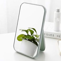 Queenly Acrylonitrile Butadiene Styrene (Abs) Makeup Mirror (Blue,1Pcs)(Framed , Rectangular, Dresser Mount)-23