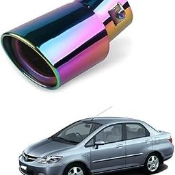 Stylish Car Show Exhaust Tube in Stainless Steel Colour Tube-Silencer Muffler Tip Pipe for Honda City ZX-30
