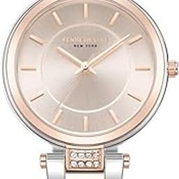 Quartz Analog Rose Gold Dial Two Toned Stainless Steel Strap Watch for Women-KCWLG0026701LD-image-36