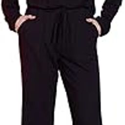Adults-Women Cotton Poly Long Sleeves Hooded Neck Solid Co-Ords | Sweatshirt With Trousers Set-image-17