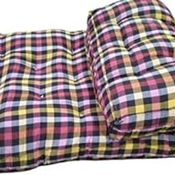 JY Cotton Multicolor Strip Mattress with Sewing Core Cotton Filling for Single Bed (36 X 72 X 5 Inches)(SEW-Box)-image-20