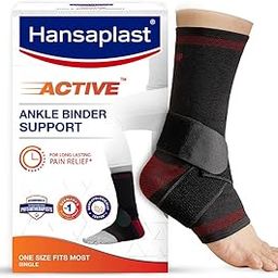Hansaplast Active Ankle Binder Support for Men & Women | 1 Unit | One Size Fits Most | Ankle Brace for Long Lasting Pain Relief , Stability & Targeted Compression | Skin Friendly Ankle Support with Comfortable Fit | Instability, Sprain, Strain, Preventive Care, Overuse Care-12