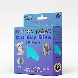 Purrdy Paws - Soft Cat Nail Plugs - Medium Sky Blue-image-83