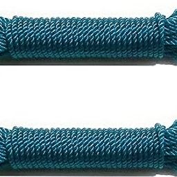 HAZEL 20 Metre Long Nylon Rope Set of 2 | Multicolor Cloth Hanging Rope for Both Indoor and Outdoor Purpose - 4mm Thickness-10