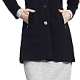 Womens Solid Lapel Collar Full Sleeve Coat (223062379)-image-26