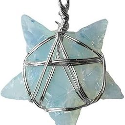 Crystal Pendant with Wire Wrapped for Men & Women | Natural Stone Locket with Chain Gift for Birthday, Anniversary, Friends | Gemstone Reiki Healing Pendant Necklace for Unisex Adult-picture-42