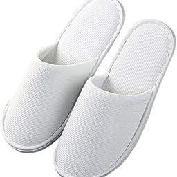 XSOUREC disposible slipper Cotton Closed Toe Hotel, Salons, Spa Slippers for Women and Men, Breathable Non-Slip Slippers for Hotel, Guests, Home-image-0