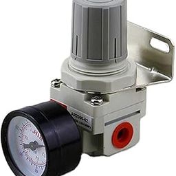 HOSEMART Pneumatic Air Regulator 1/4" Inch With Gauge For Compressor BSP Female Thread 1/4" AR-29