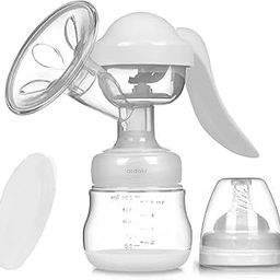 ARDAKI Breast Milk Pump Breast Pump Manually – Portable & Easy to Use, Includes Silicone Breast Shield, Anti-Backflow Valve, Leak-Proof Storage Cap, and Convenient Carrying Milk Bottle Moms-image-86