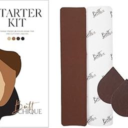 Starter Kit Pack of Breast Lift Pre-Cut Body Tape Strip (6 x 28 CM) & Stick-On Cotton Nipple Pasties Pair (Coco)-98