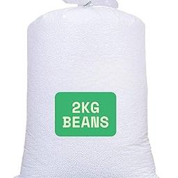 Bean Bag Filler Lightweight Polystyrene Beads | Soft, Durable, Refill for Bean Bags, Cushions, Soft Toys, Pet Beds, and Crafts | Resealable Packaging (2 KG)-16