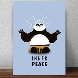 Good Hope - Inner Peace Panda Poster for Room & Office (13 Inch X 19 Inch, Rolled) Home Wall Decoration Bedroom Living Gift Painting Sticker Wallpaper Boys Hostel-image-45