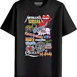 Music Band RNR-Mix Printed Regular Half Sleeves Cotton T-Shirt-34