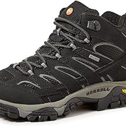 Men's Moab 2 Mid GTX Walking Boots Black 12 D(M) US-image-40