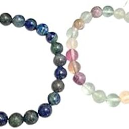 Jet Crystal Healing Combo Bracelet |Semi Precious Gemstone Bracelets for Men and Women | Good Luck | Protection | Relation ship | Focus | Health | Wealth-image-12